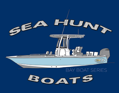 Sea Hunt - Custom Technical Boat Illustrations