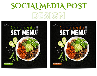 Food Social Media Post Design.