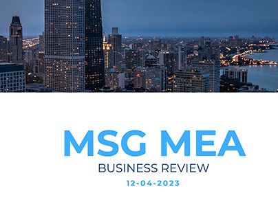 Presentation Design for MSG MEA