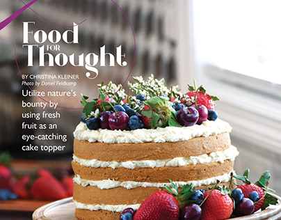 Food for Thought: Vanilla and fresh berry naked cake