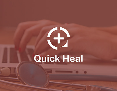 Quick Heal Logo design, Logo design, Logo