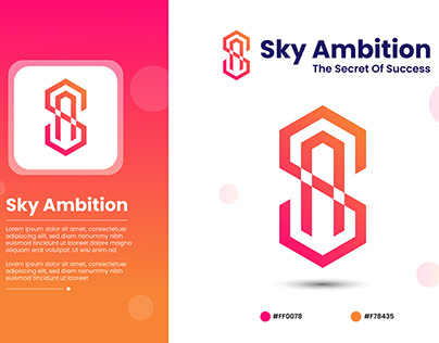 Modern logo branding | Sky Ambition | Letter S L logo