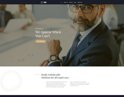 A Law Firm Landing Page
