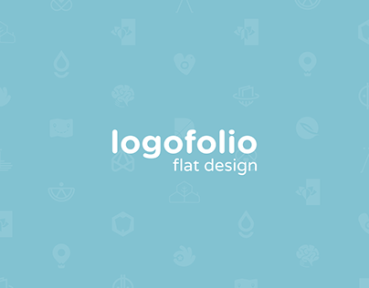 Logofolio flat design