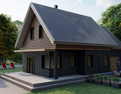 House modeling and photorealistic rendering