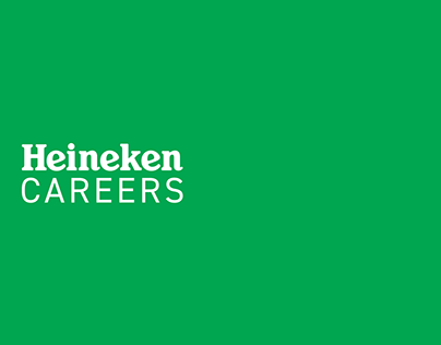 Heineken Careers; Identity Mock Up