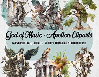 God of Music - Apollon Cliparts