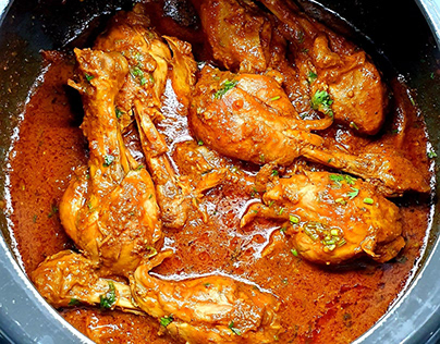 Bhuna Chicken Recipe Video for YouTube Channel