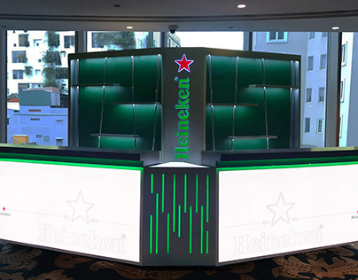Cụm quầy Bar Heineken ở Times Square
