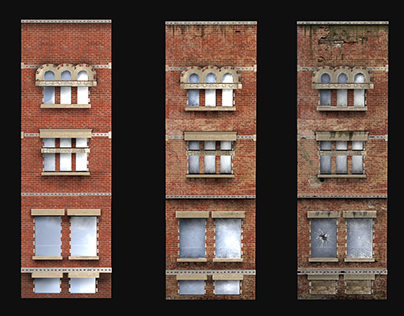 Urban Decay - Creating textures brick facade