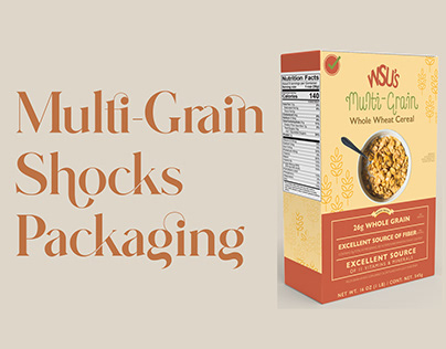 Multi-Grain Shocks Bread Packaging
