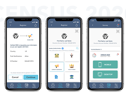 Enumera - User Interface for Mobile using digital ID