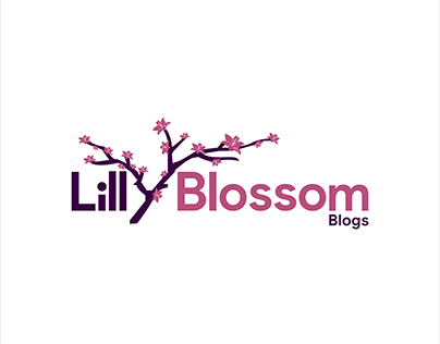 Lilly Blossom Blogs Logo Design