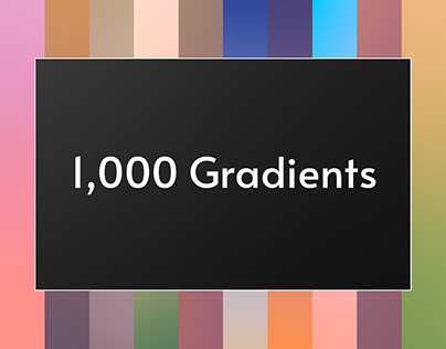 1,000 Gradients by Cocoloris