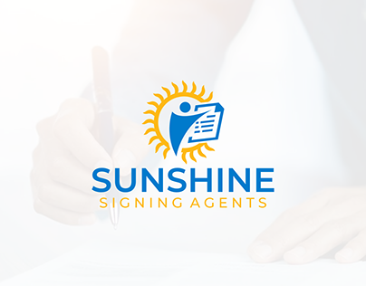 Sunshine Signing Agents Logo Branding