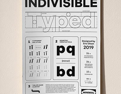 Type Specimen Poster - Indivisible