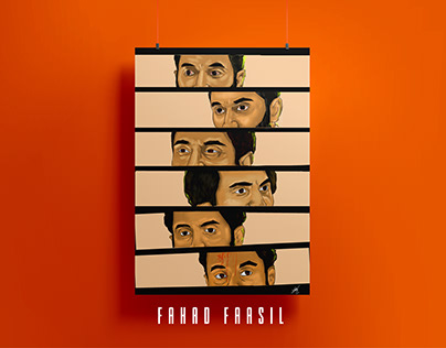 FAHADH FAASIL Eyes Variations Digital art