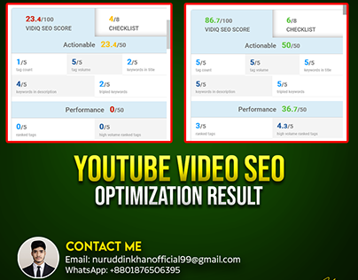YouTube video SEO Before and After results!