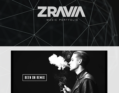 ZRAVIA - Music Portfolio/Showcase