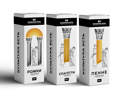 Packaging design for Культура Есть brand.