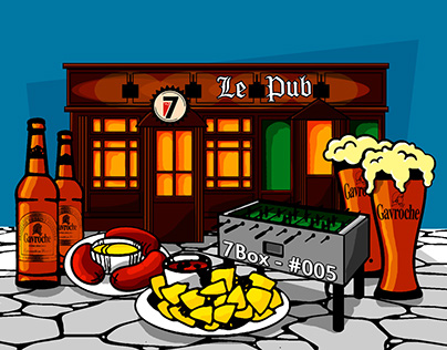 Illustration for Beer Pack #03 - LE PUB AUXERRE