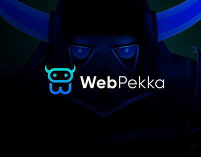 Web Pekka Logo design. Tech logo