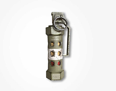 Stun Grenade-Military Grenade 3D Model