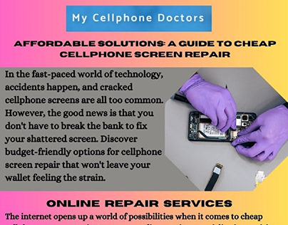 Your Phone Screen Fixed Without Spending Much