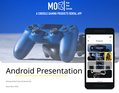 Android Presentation-Console Gaming Products Rental App