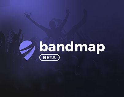 bandmap landingpage design