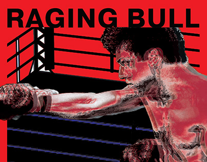 Posters for the film "Raging bull'