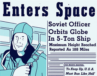 A la conquête de l'espace - 4 pages comic