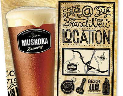 Muskoka Brewery Rack Card