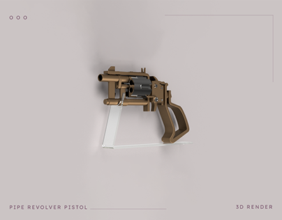 Pipe Revolver Pistol