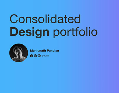 Consolidated Design Portfolio