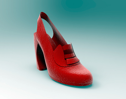 Diseño CAD 3D de calzado Dama