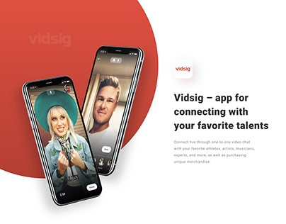 Vidsig – app for connecting with your favorite talents