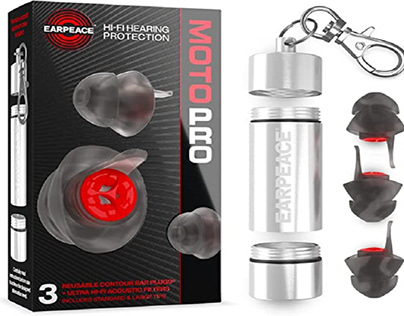 Patented Noise Cancelling Earplugs For Motorcycle