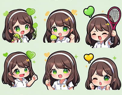 AI Generated cute Stickers (Images)
