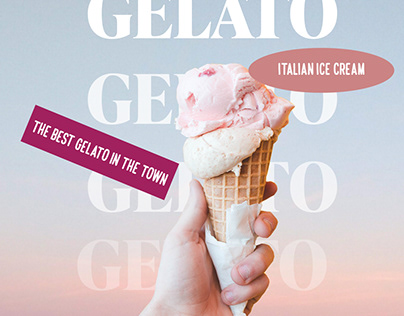 Italian gelato ads