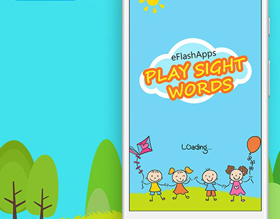 Play sight words mobile application UI