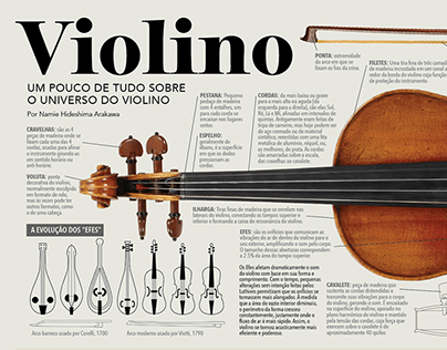 Infográfico Violino