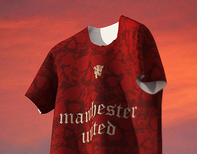 Project thumbnail - Manchester United Jersey design (Free Mockup Download)