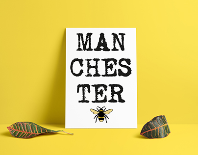 Manchester Bee Postcards