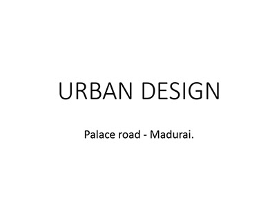 Urban design - Intervention (UG Architecture)