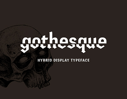 Gothesque – hybrid typeface
