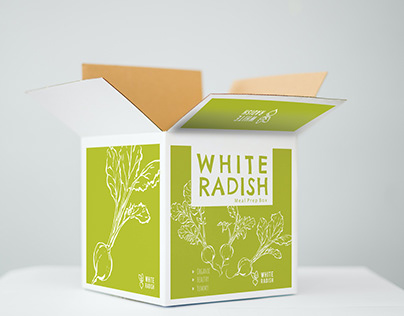 Box design for meal prep kit