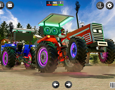 Project thumbnail - tractor game screenshot render