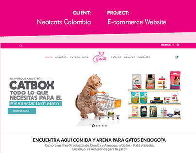 NeatCats - Ecommerce website