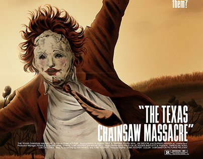 The Texas Chainsaw Massacre (Illustrated Poster)